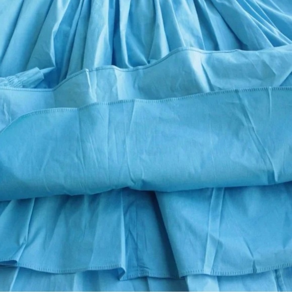 Lilly Pulitzer Blue Ruffled Tiered Halter Midi Dress NWT Elina Stretch Dress - Picture 6 of 11